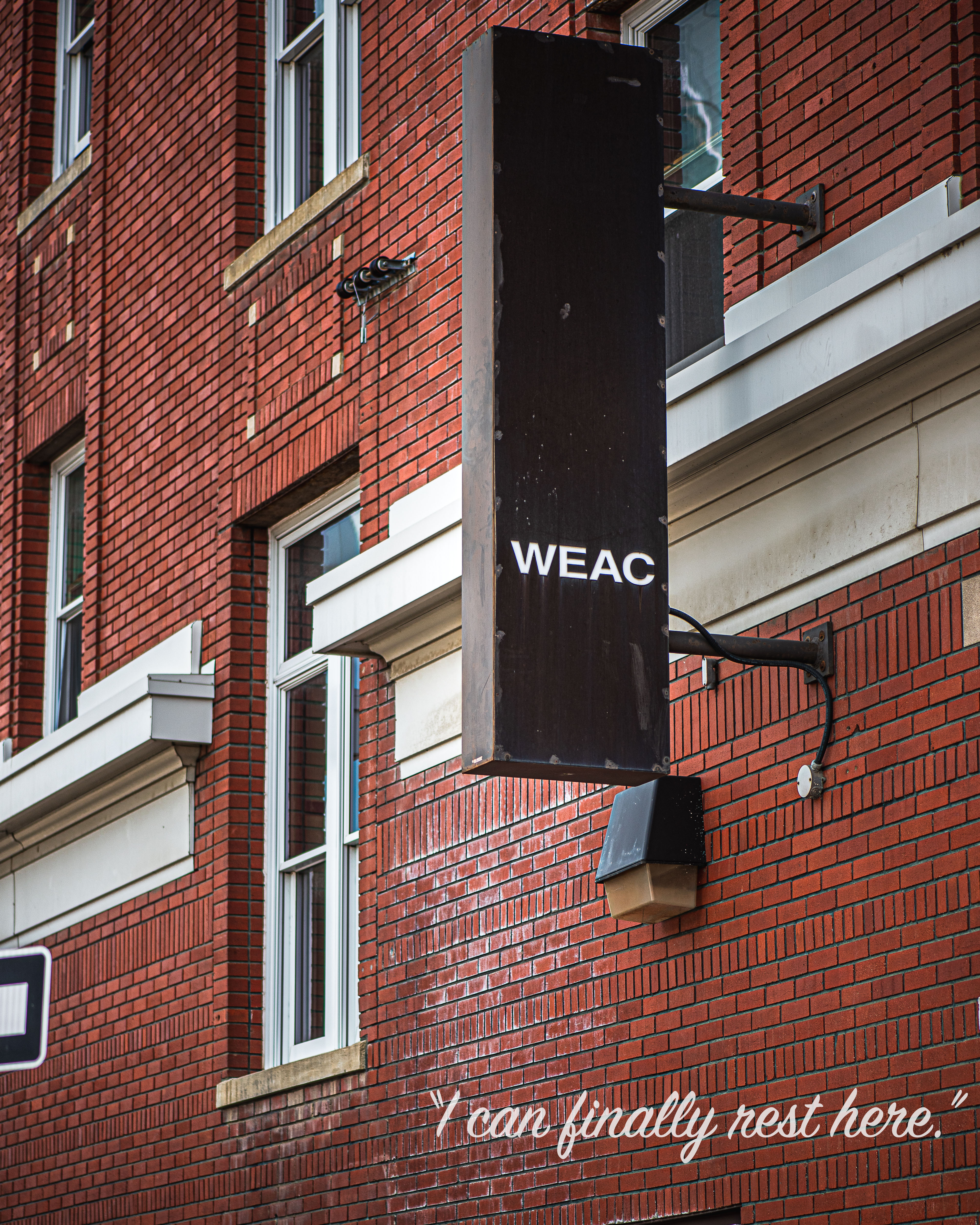 WEAC signage